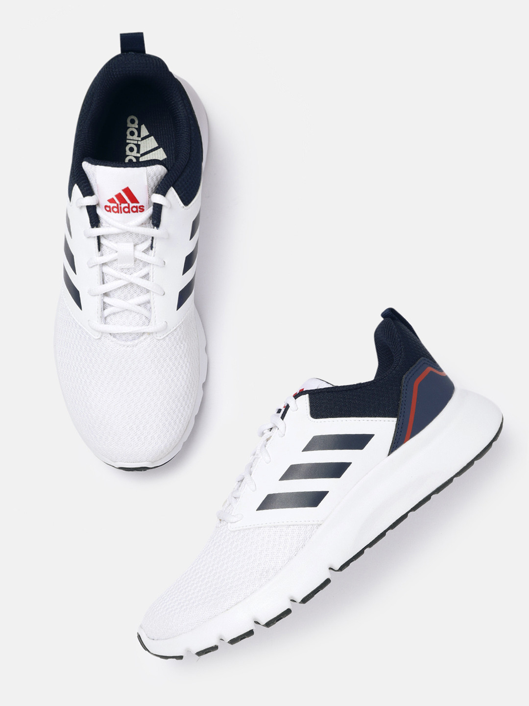 Buy ADIDAS Men White & Navy Blue Woven Design Axelate Running Shoes - Sports Shoes for Men 