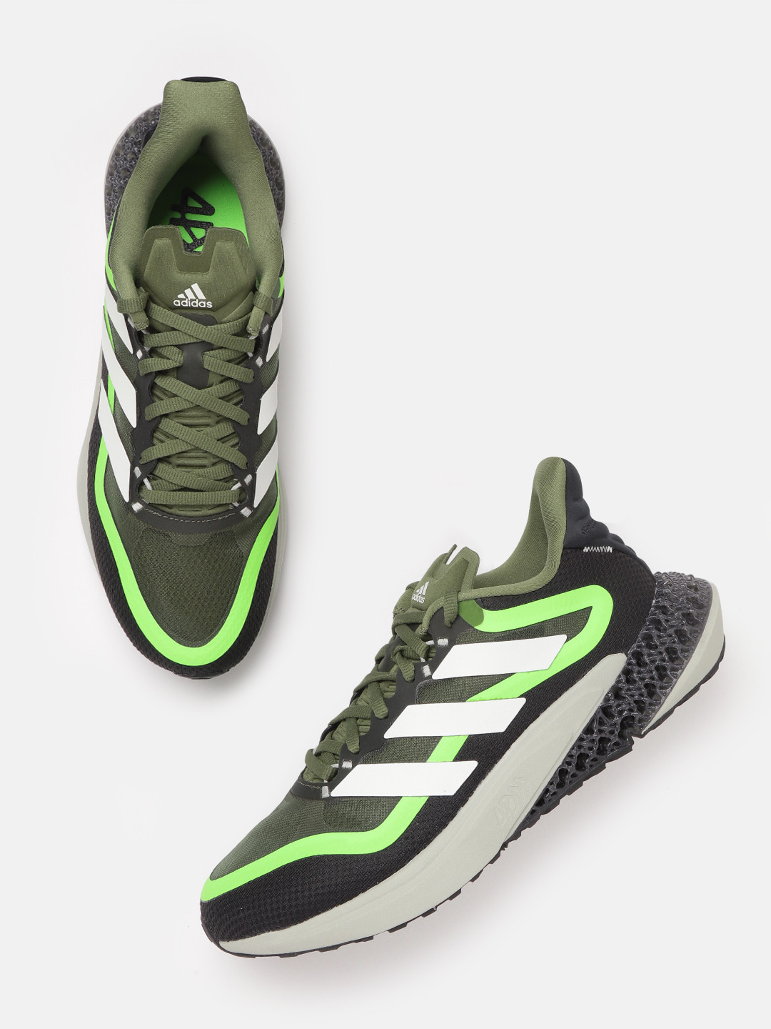 Buy ADIDAS Men Green Solid 4DFWD_Pulse 2 Running Shoes Sports Shoes