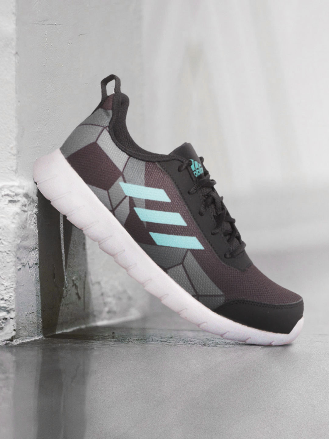 Buy ADIDAS Women Black Woven Design Levato Running Shoes Sports Shoes