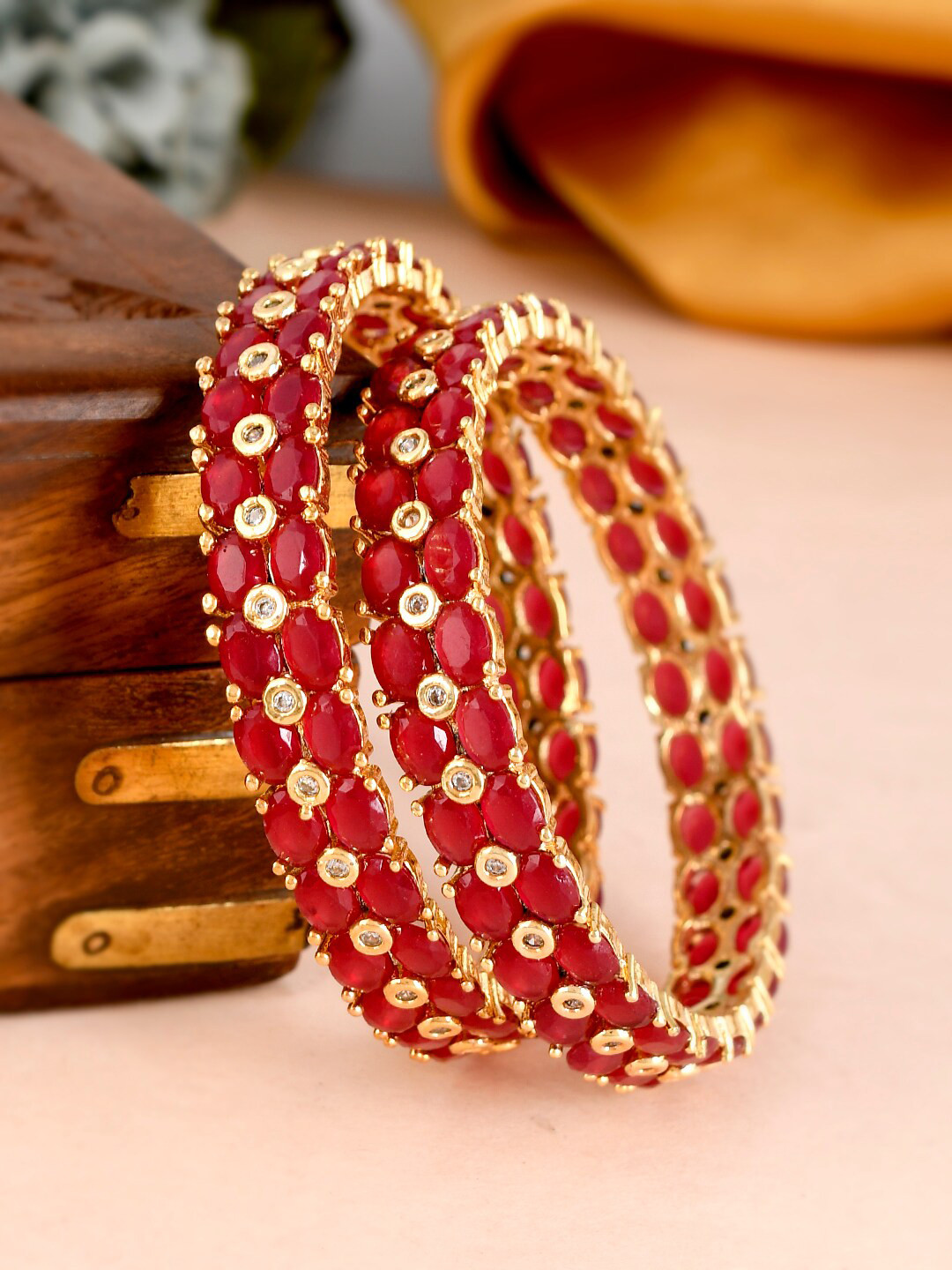 Myntra gold plated bangles Clearance