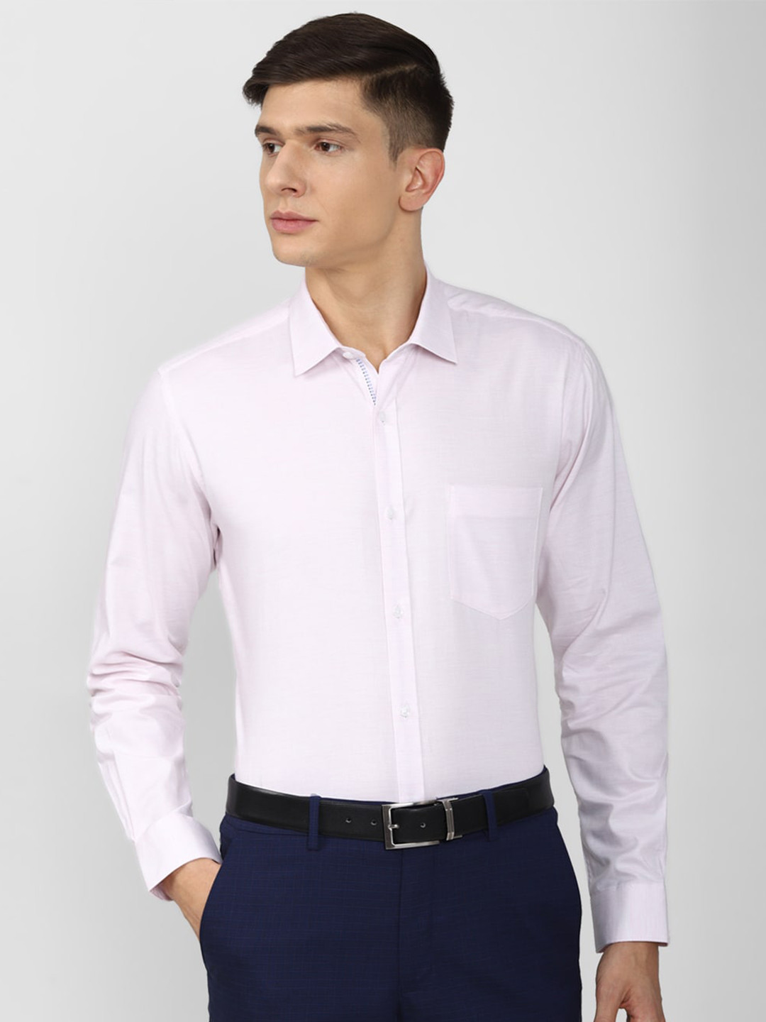 Buy Van Heusen Men Pink Formal Shirt Shirts for Men 18380784 Myntra