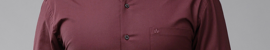 Buy Arrow Men Brown Solid Slim Fit Pure Cotton Formal Shirt - Shirts ...