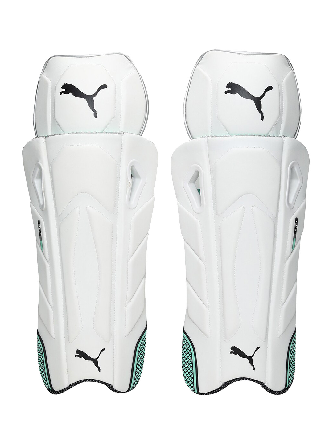 Buy Puma Green & White Evo 1 Wicket Keeper Pad Sports Accessories for