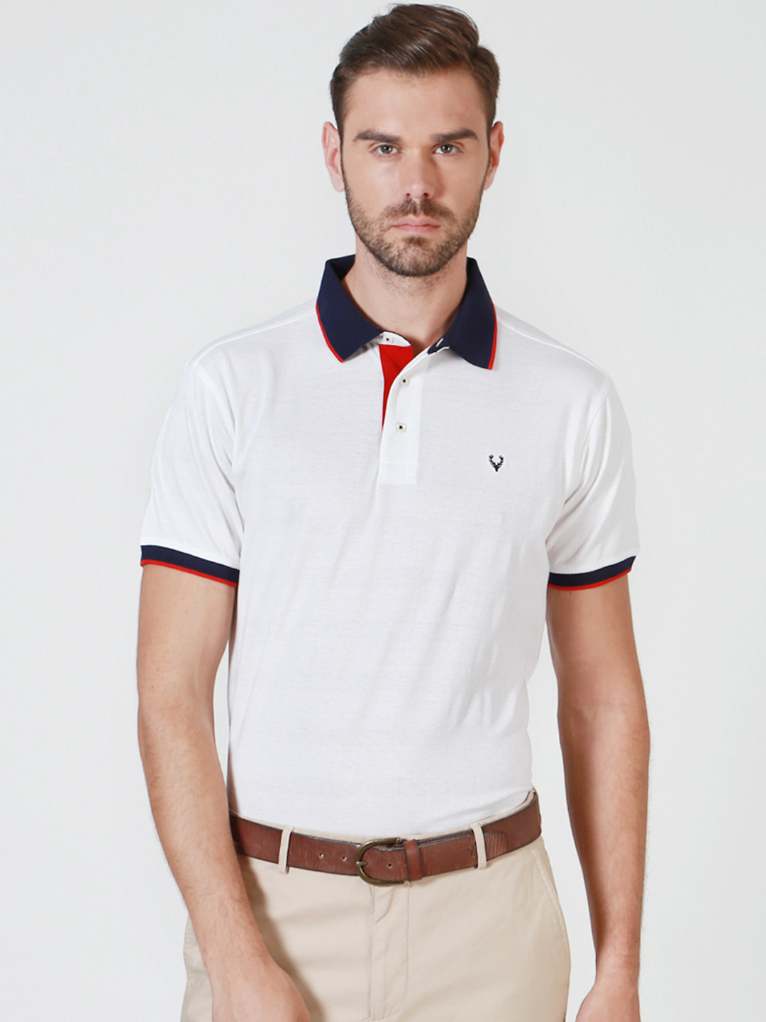 allen solly t shirts white