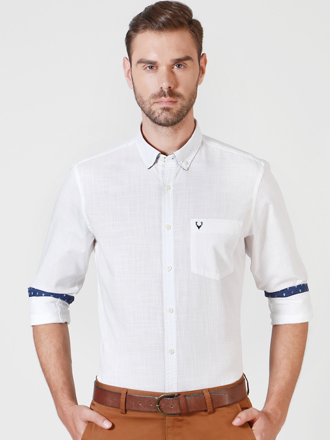 allen solly shirts white