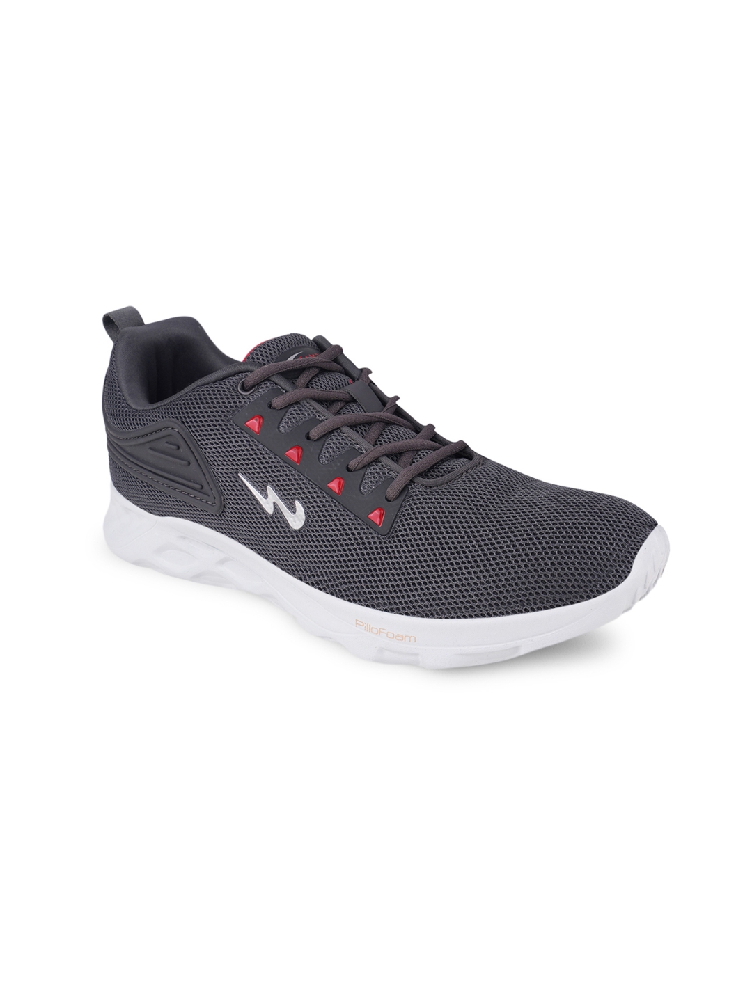 Buy Campus Men Grey & White Mesh Running Shoes - Sports Shoes for Men ...