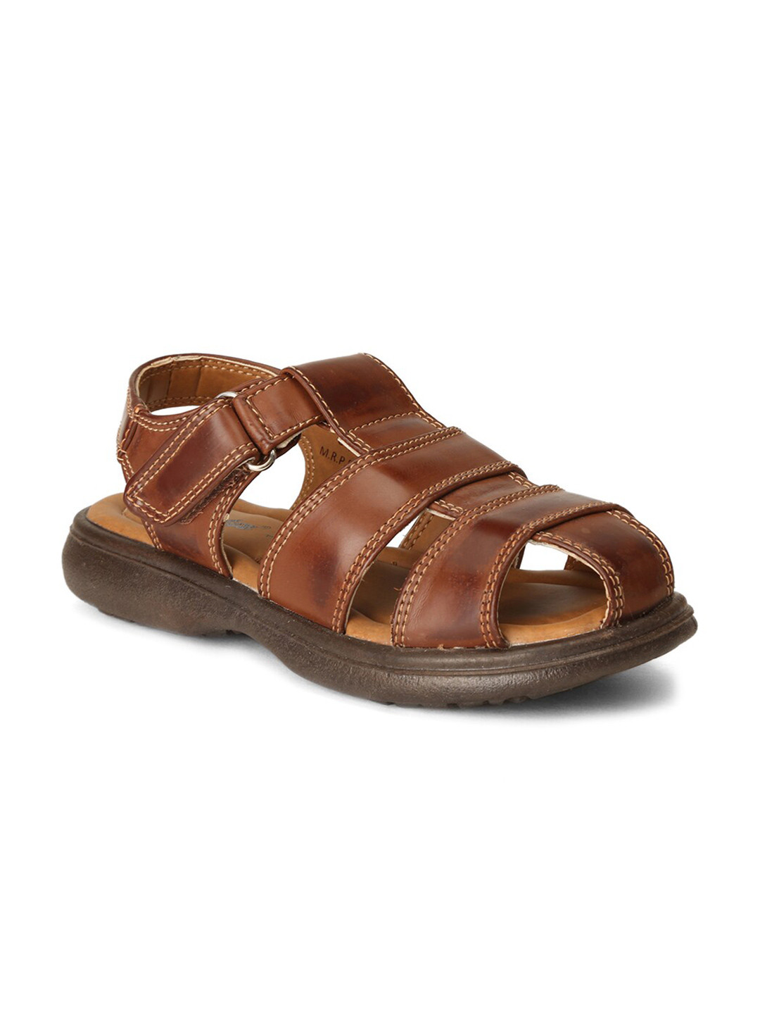 Buy Bubblegummers Boys Brown Fisherman Sandals Sandals for Boys