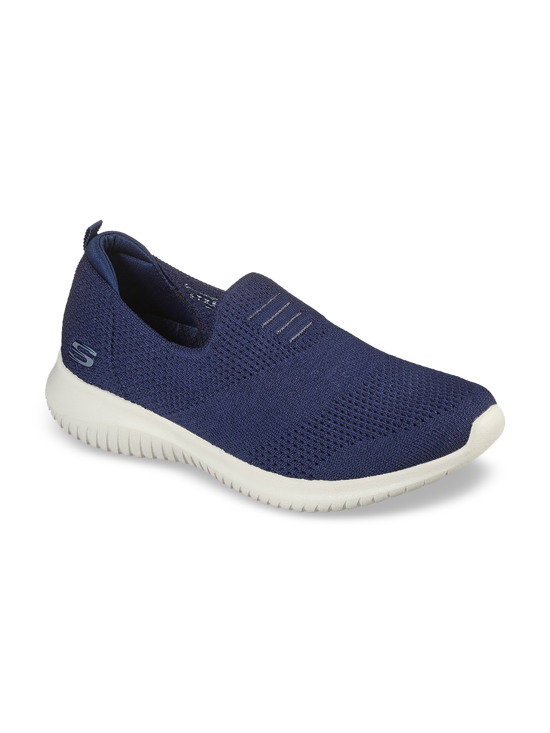 Buy Skechers Women Navy Blue Regular Slip On Sneakers - Casual Shoes ...