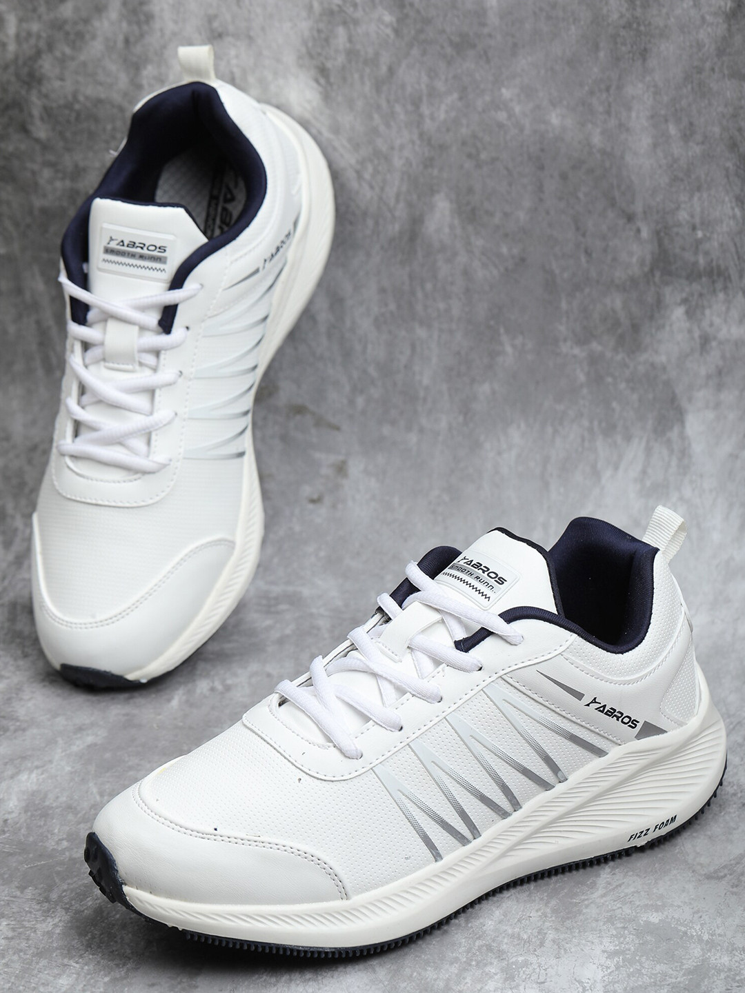 Buy ABROS Men White Mesh Running Shoes Sports Shoes for Men 18407046