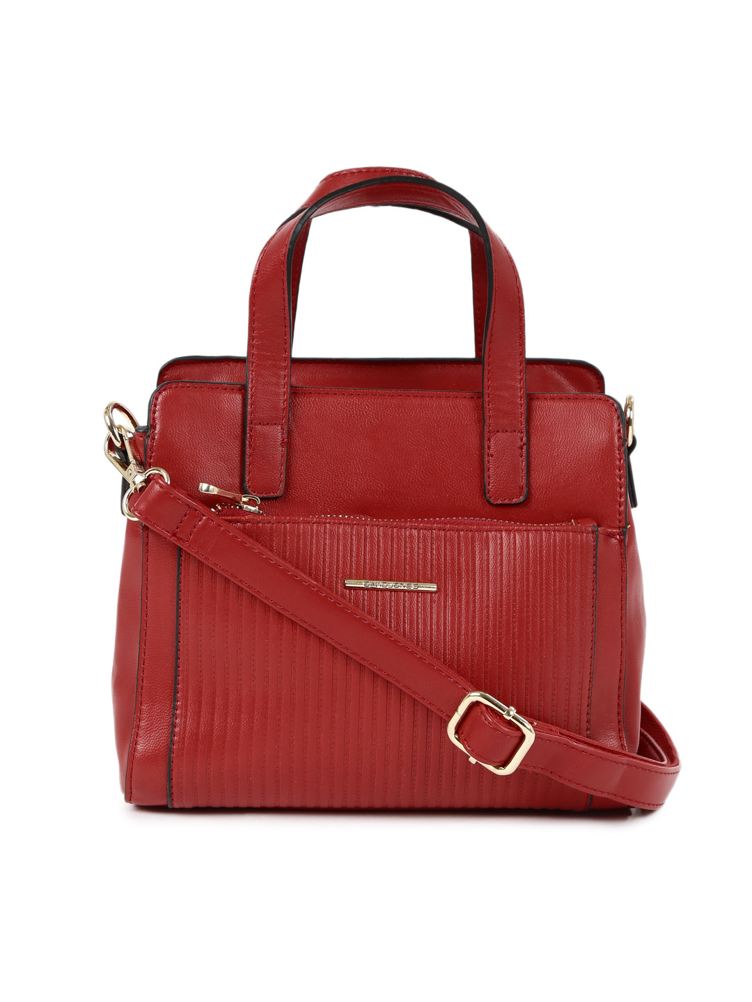 Buy David Jones Red Textured Handbag Handbags for Women