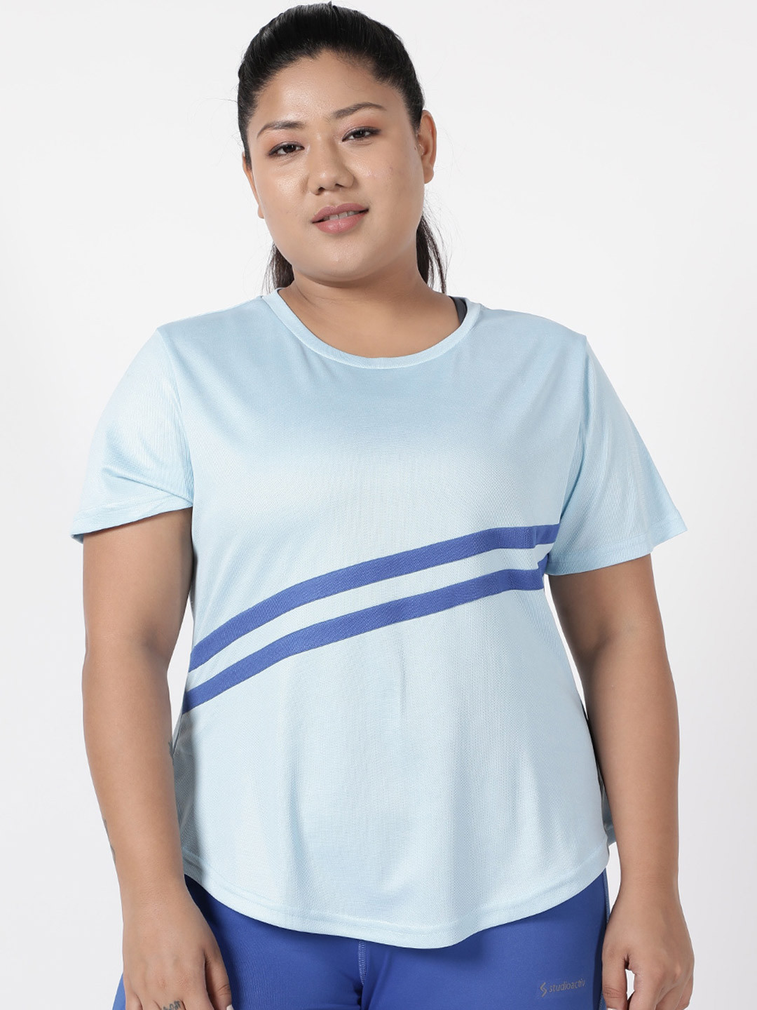 Buy STUDIOACTIV Women Blue T Shirt Tshirts for Women 18408392 Myntra