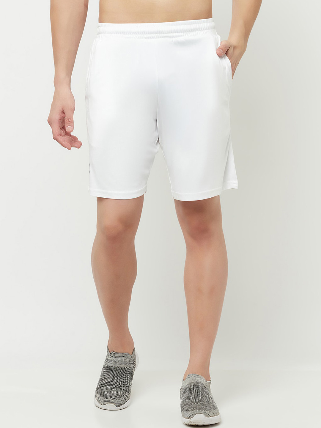 Buy Truerevo Men White Low Rise Running Sports Shorts Shorts for Men