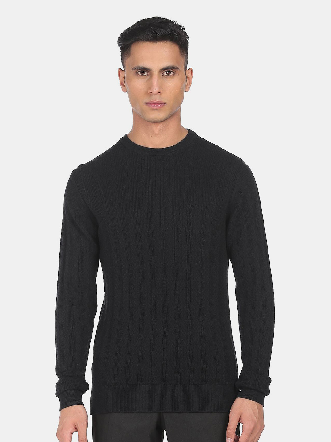 Buy Arrow Sport Men Black Sweaters - Sweaters for Men 18412866 | Myntra