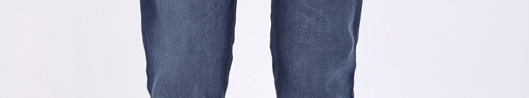 Buy Cantabil Men Blue Light Fade Stretchable Jeans - Jeans for Men ...