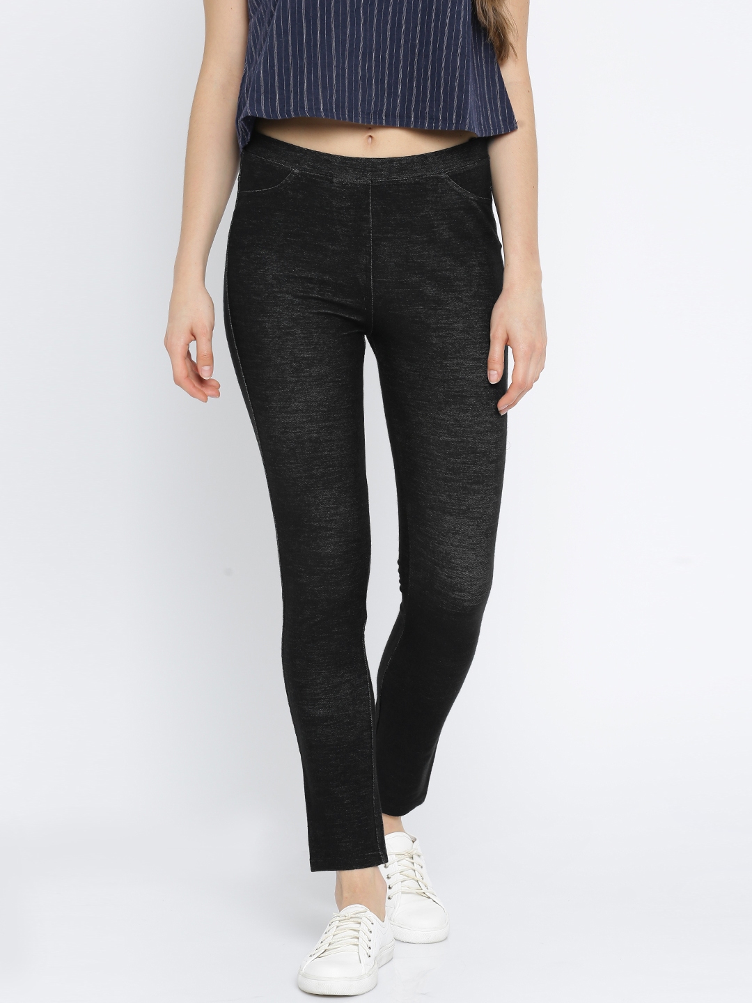 vero moda black jeggings