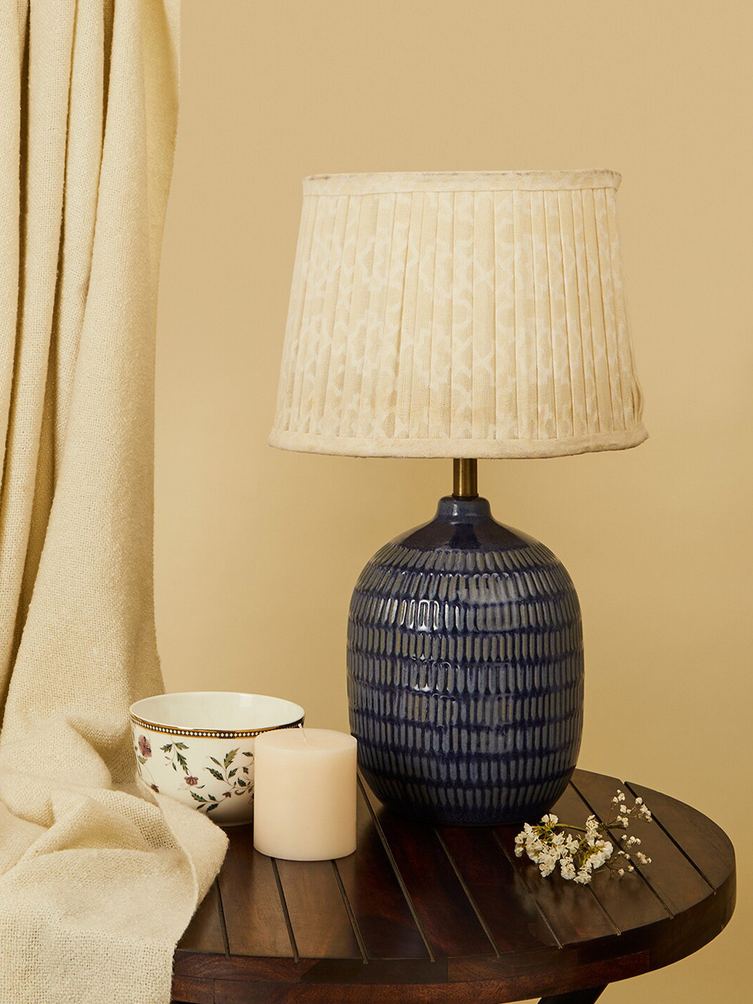 Buy Fabindia Blue Table Lamp Table Lamps for Unisex 18418896 Myntra