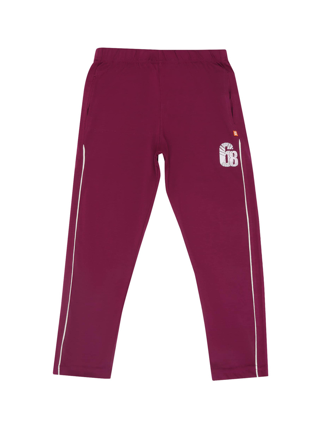 Buy PROTEENS Girls Purple Solid Cotton Track Pants Track Pants for