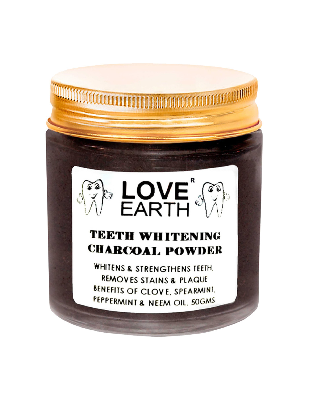 Buy LOVE EARTH Black Charcoal Teeth Whitening Powder 50gm Toothpaste And Tooth Powder for