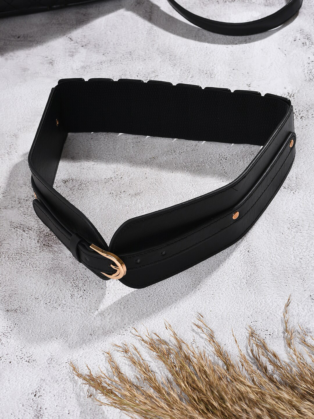 Buy HAUTE SAUCE By Campus Sutra Women Black Belt Belts for Women