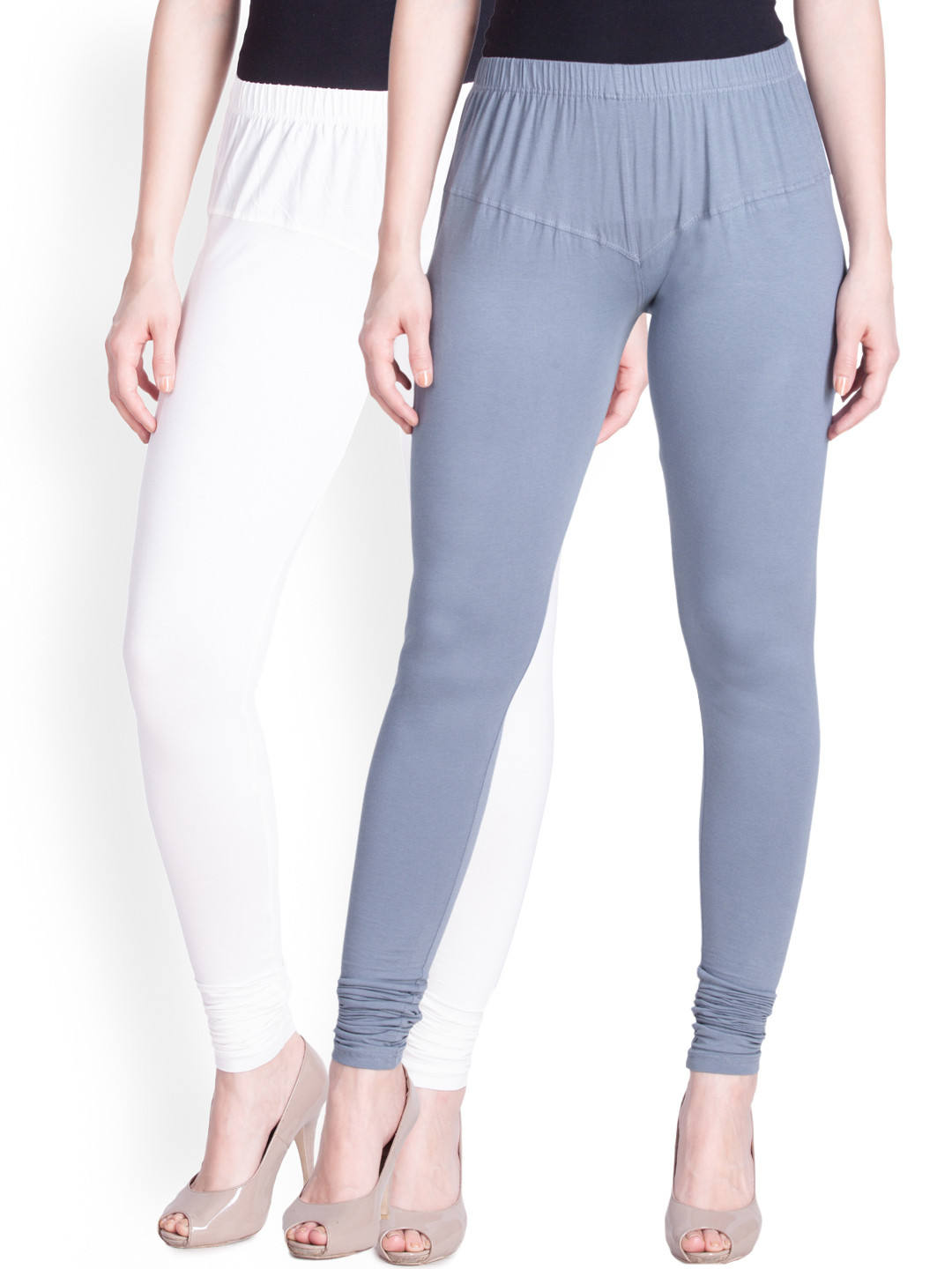 Buy Lux Lyra SILK Pack Of 2 Churidar Leggings Leggings for Women