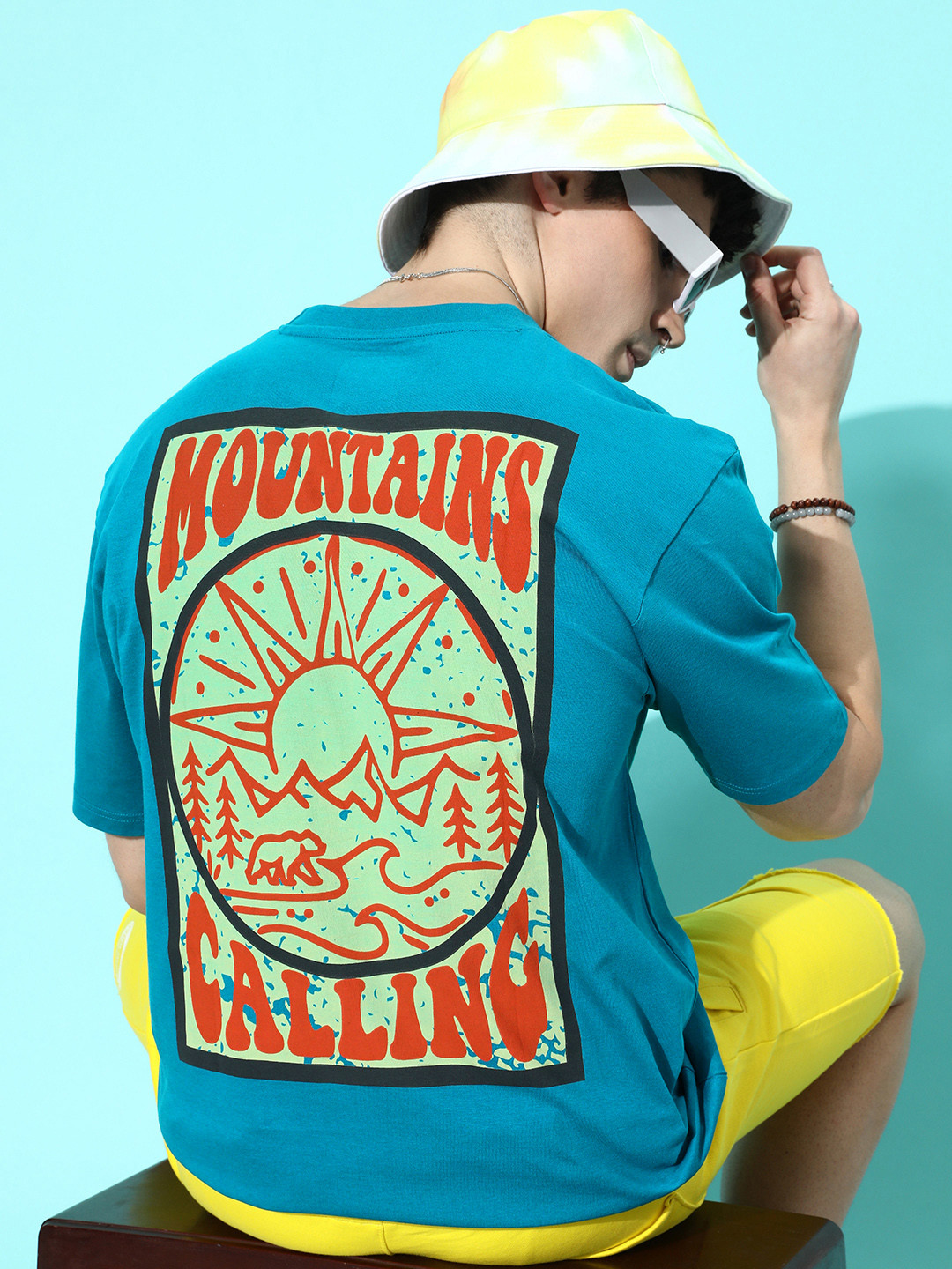 buy-difference-of-opinion-men-turquoise-blue-typography-printed-pure