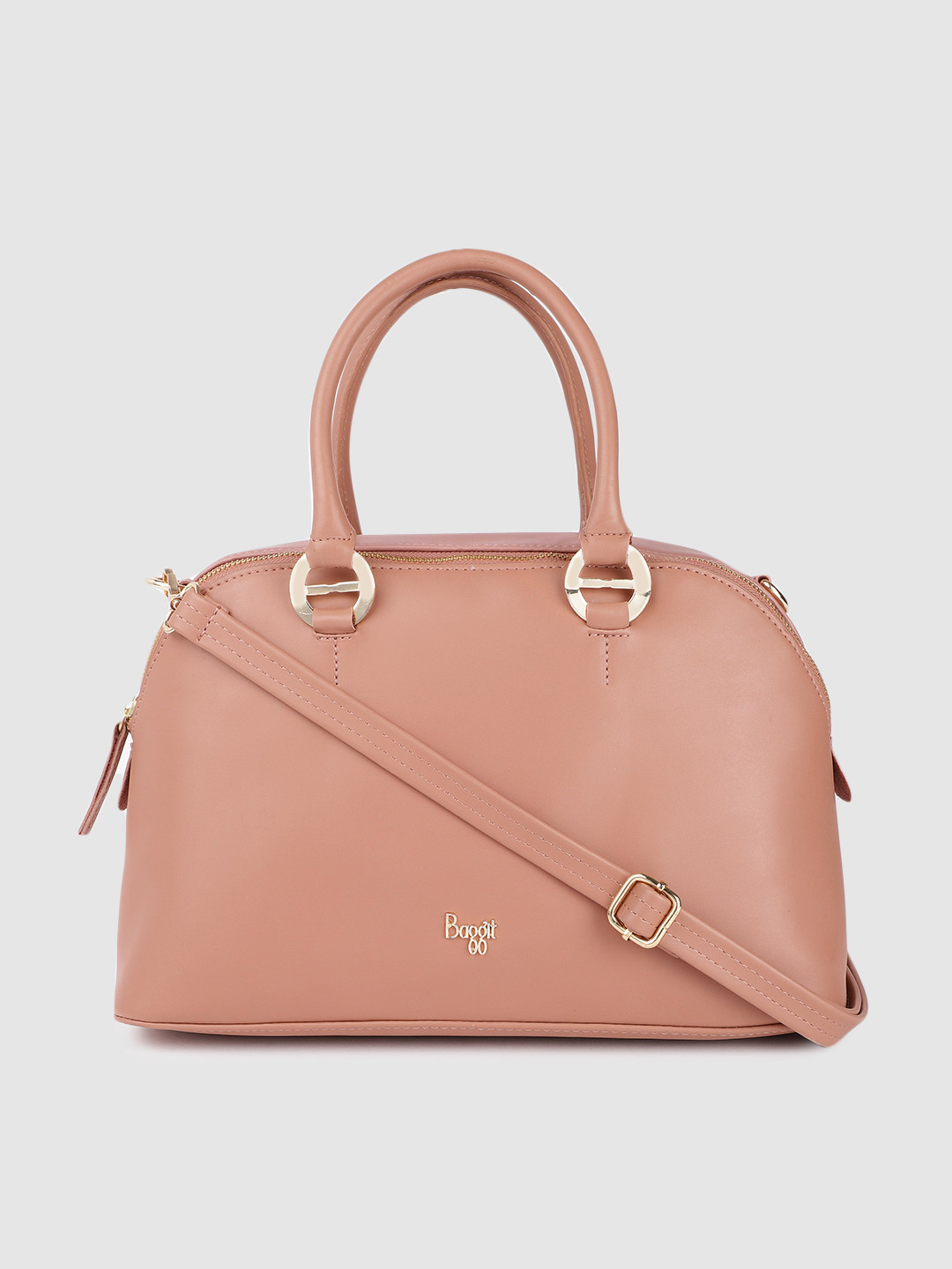 Buy Baggit Women Pink Structured Handheld Bag Handbags for Women