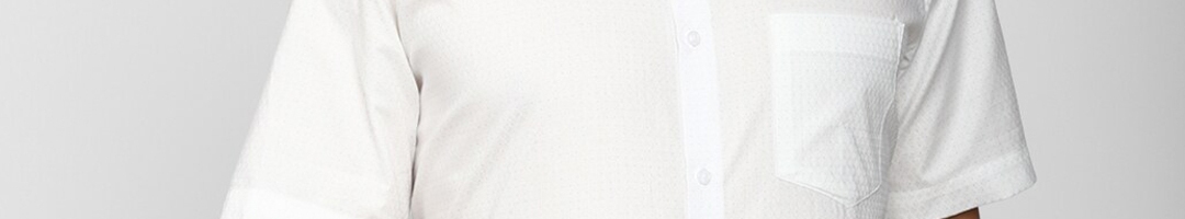 Buy Van Heusen Men White Printed Formal Shirt - Shirts for Men 18446658 ...