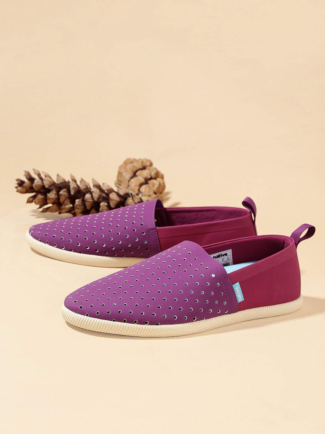 Buy Native Shoes Unisex Purple & Magenta Venice Slip On Buy Native Shoes Unisex Purple & Magenta Venice Slip On