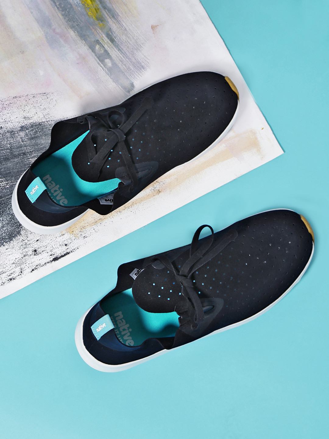 Buy Native Shoes Unisex Black Apollo Moc Sneakers Casual