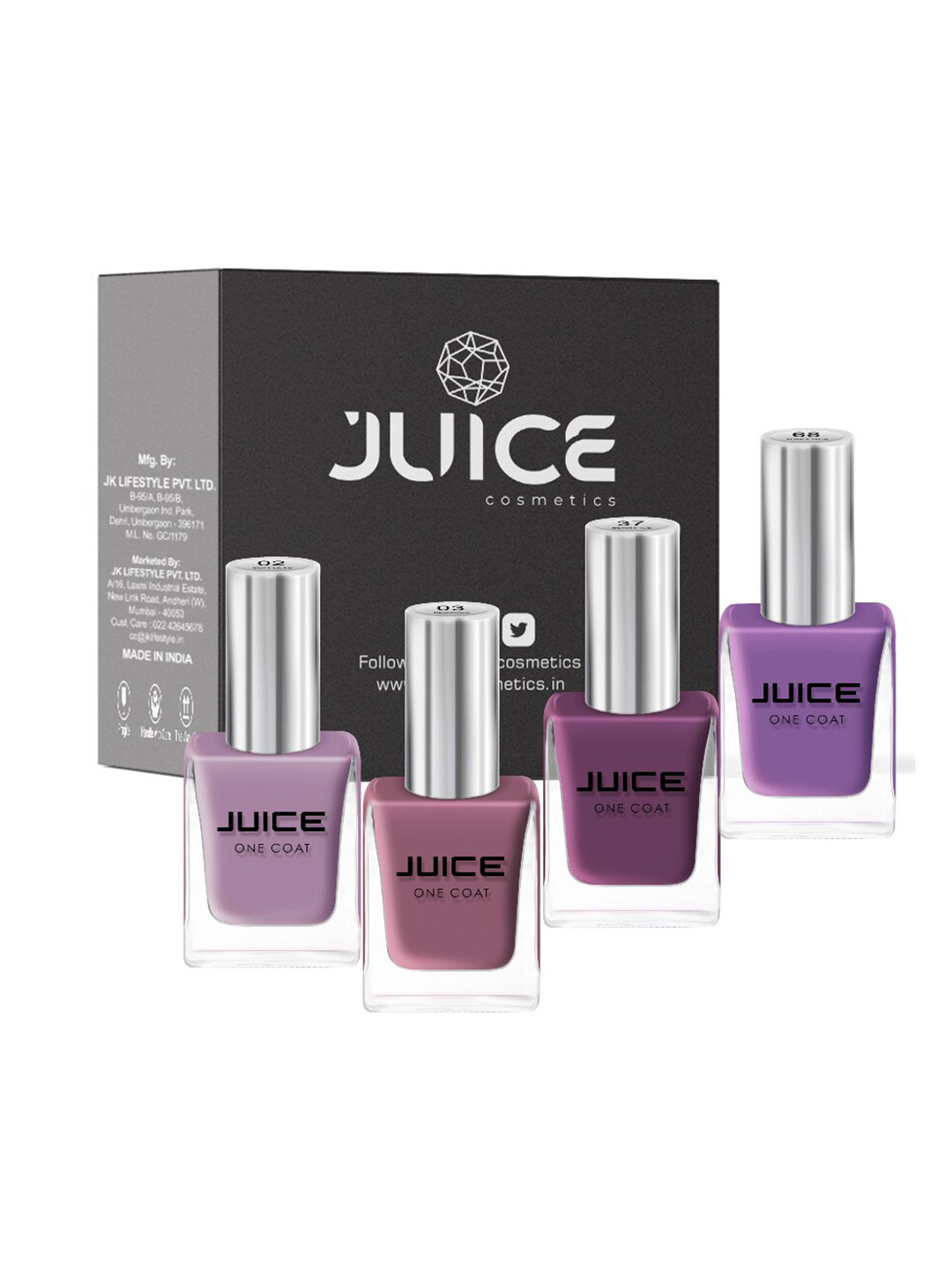 Buy JUICE Set Of 4 Nail Polish Nail Polish for Women 18455926 Myntra