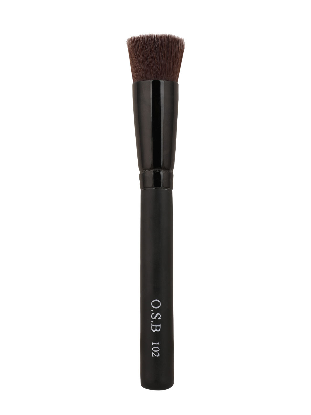 Buy One Sec Beauty Flat Top Foundation Brush Black - Face Brush for ...