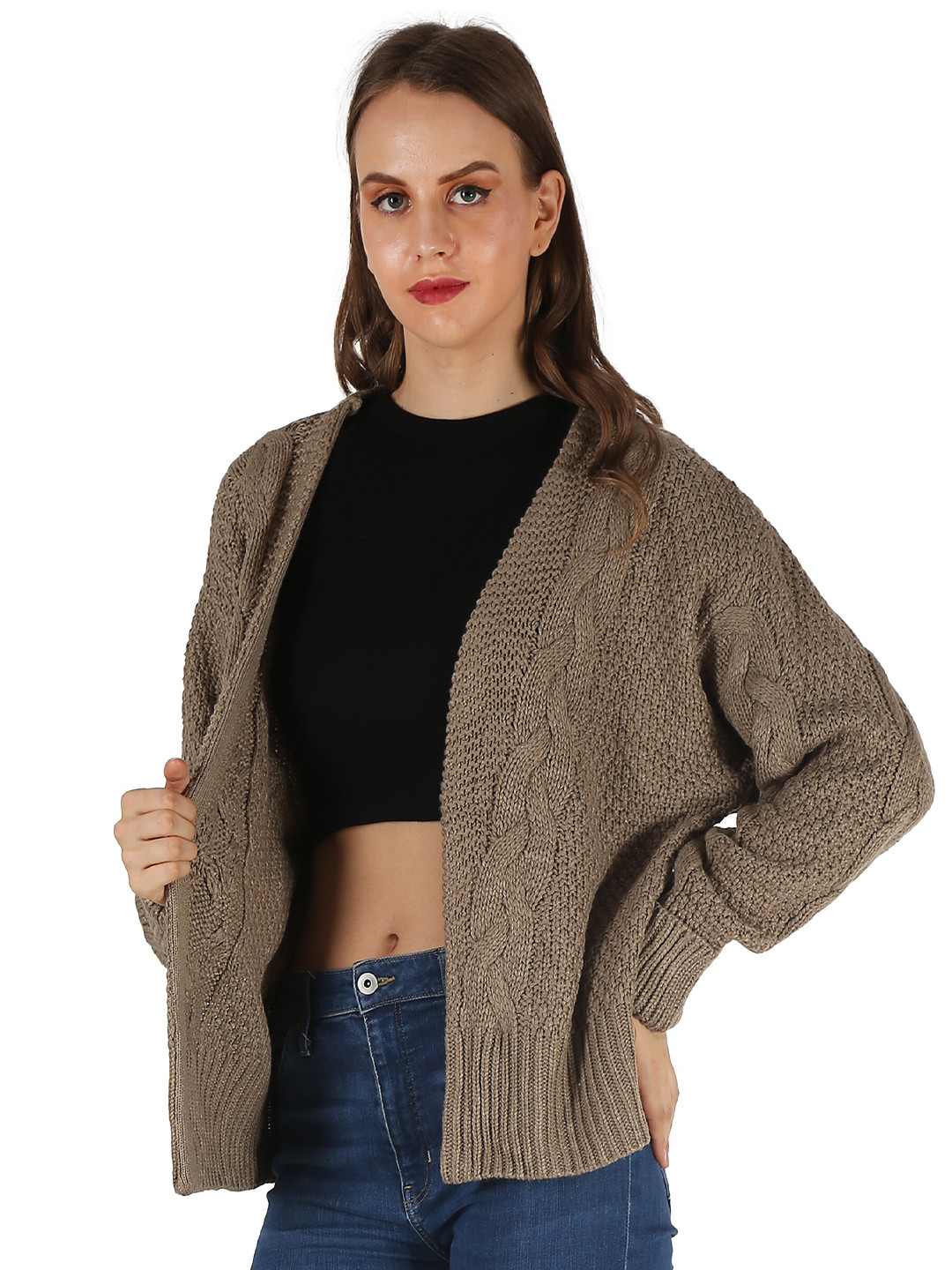 Buy NoBarr Women Brown Shrug Shrug for Women 18457244 Myntra