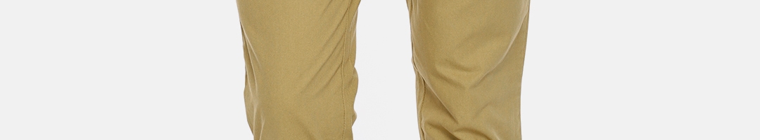 Buy John Players Men Khaki Slim Fit Chinos - Trousers for Men 1845863 ...