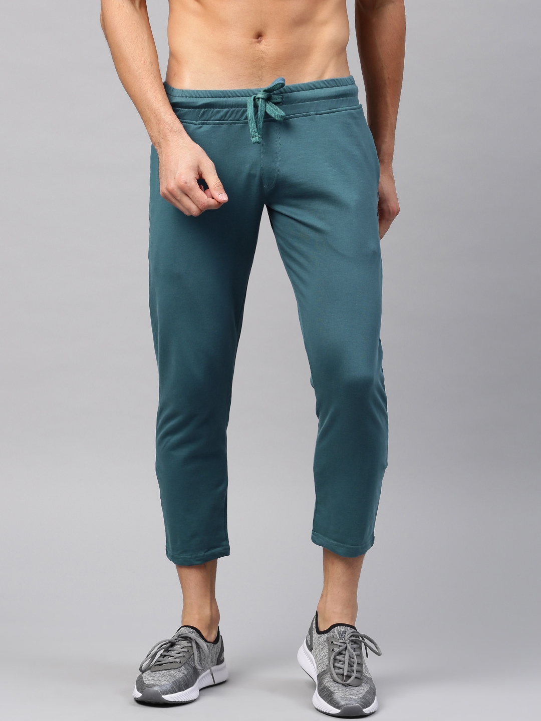 teal track pants
