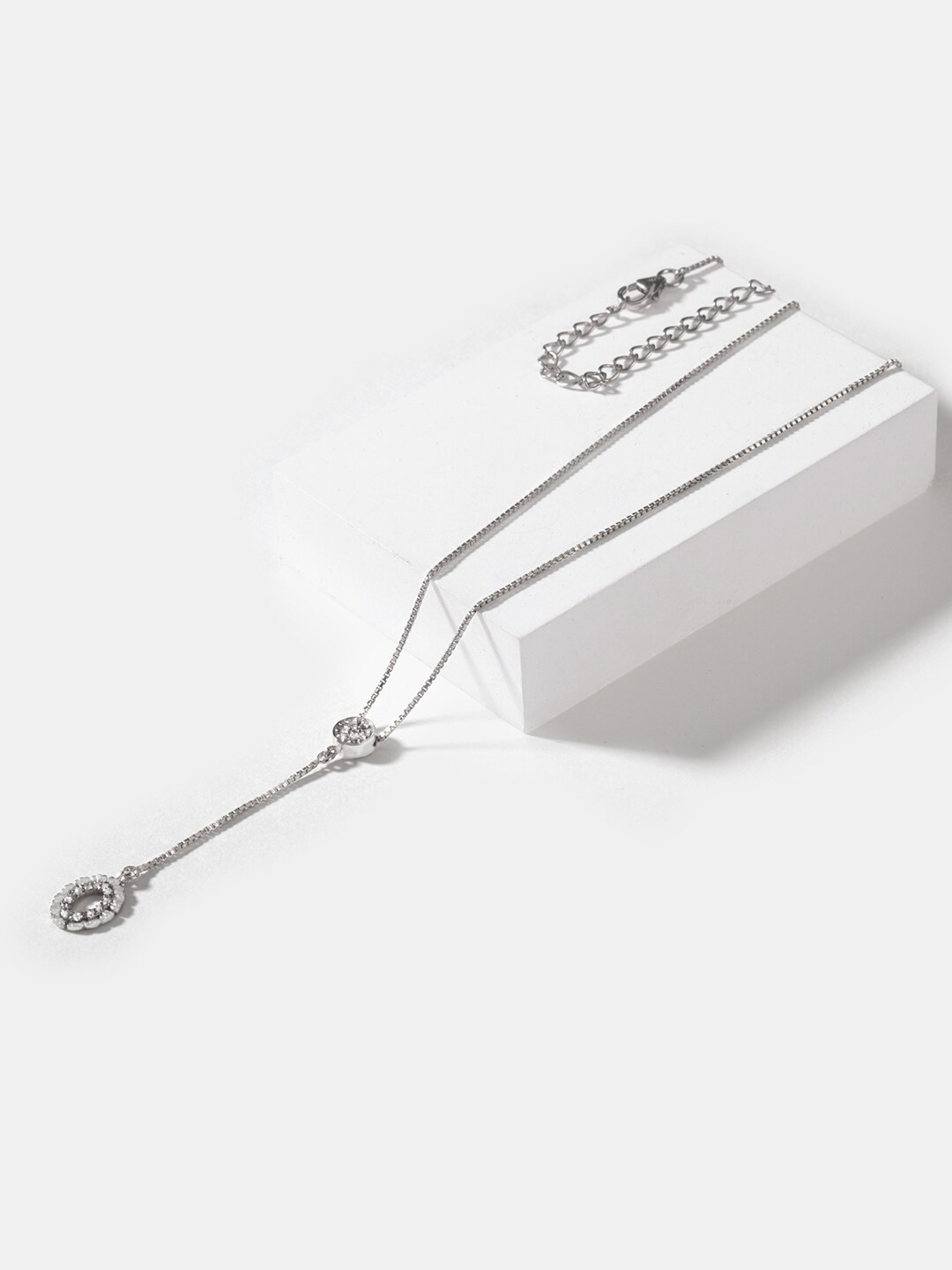 Sakina Gold Tone Silver Necklace