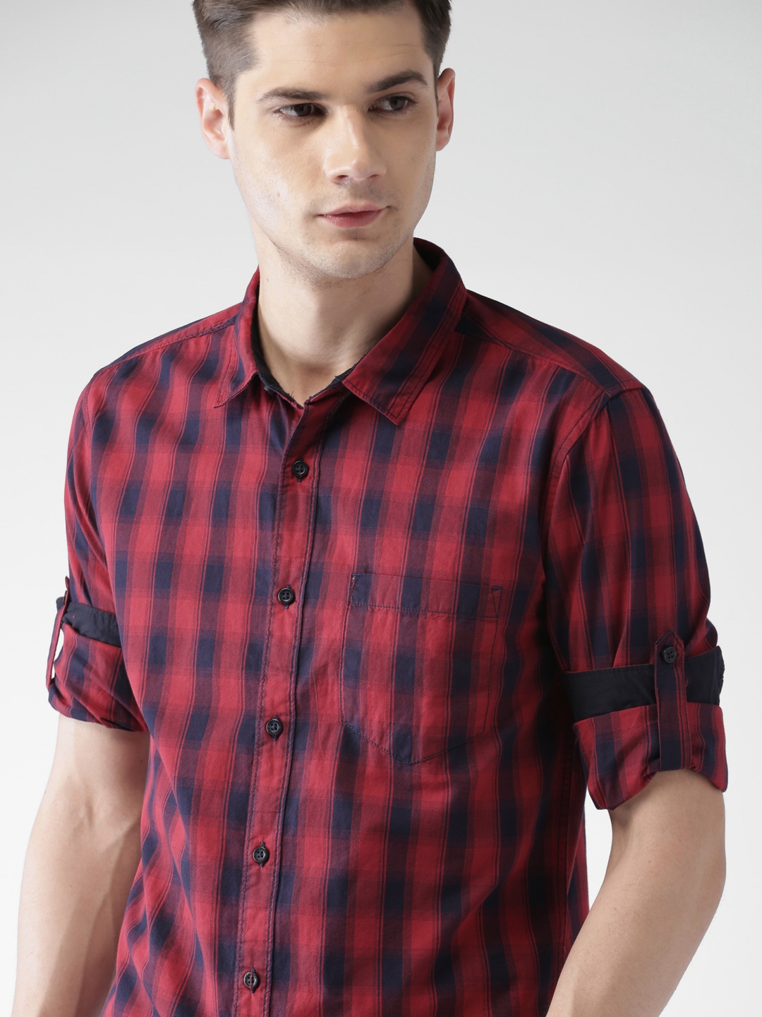 matching pant for red checked shirt