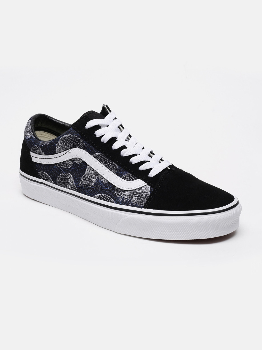 Buy Vans Unisex Black Woven Design Skate Shoes Casual Shoes for