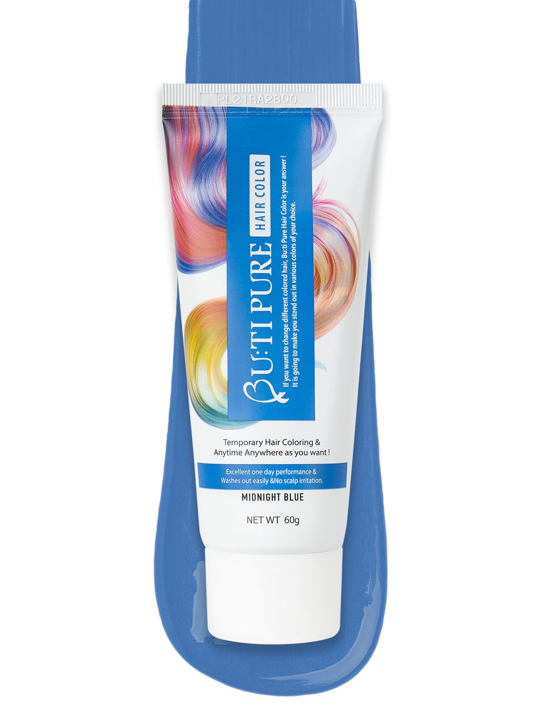 Buy Butipure Semi Permanent Hair Color 60 Ml Midnight Blue Hair