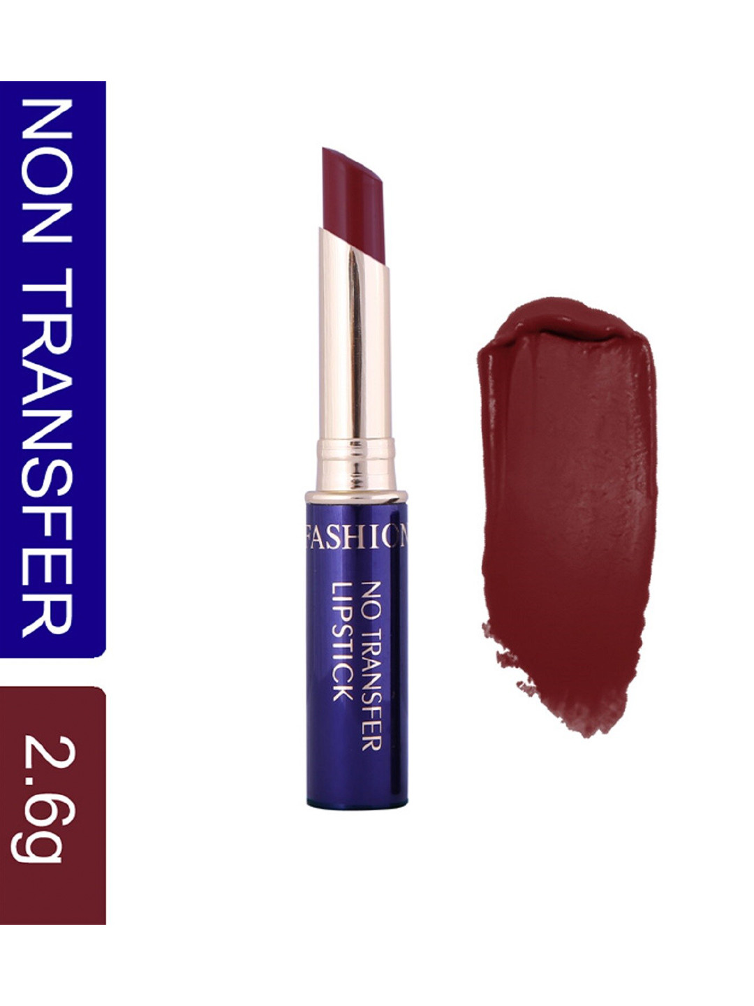 Buy Fashion Colour No Transfer Matte Waterproof Lipstick 2.6 G Reddle