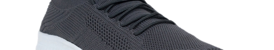 Buy ASIAN Men Grey Woven Design Slip On Sneakers - Casual Shoes for Men ...
