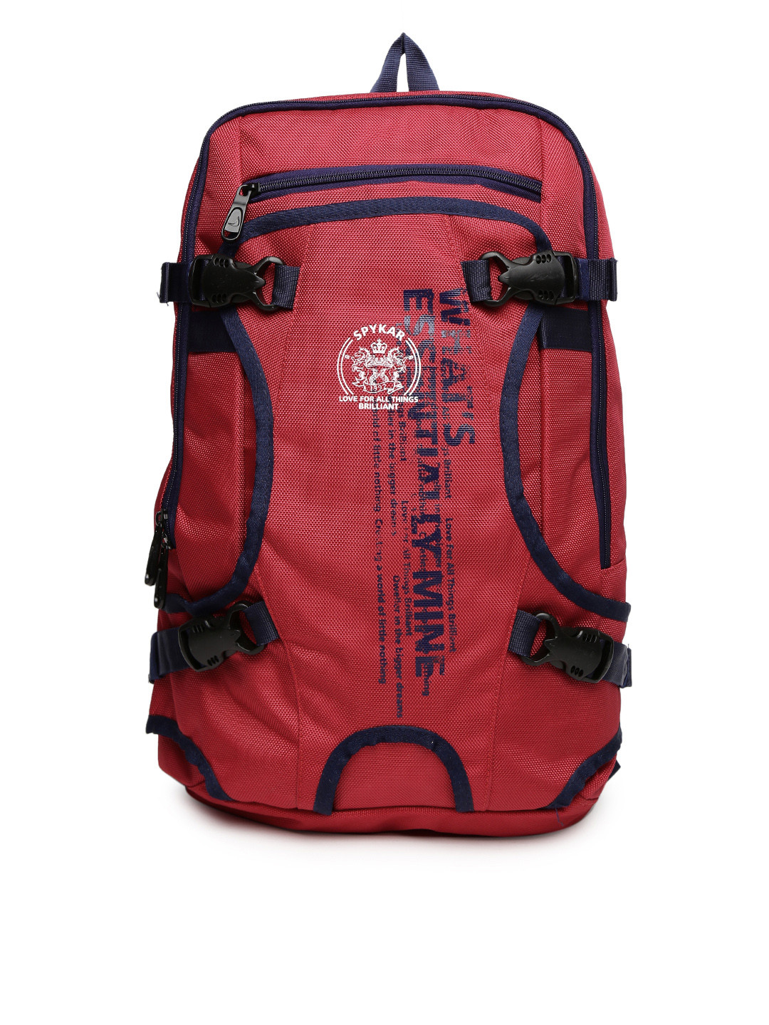Buy SPYKAR Men Red Graphic Backpack Backpacks for Men 1849399 Myntra