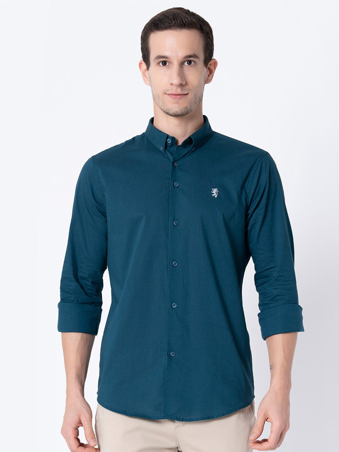 Buy Red Tape Men Teal Casual Shirt Shirts for Men 18496120 Myntra