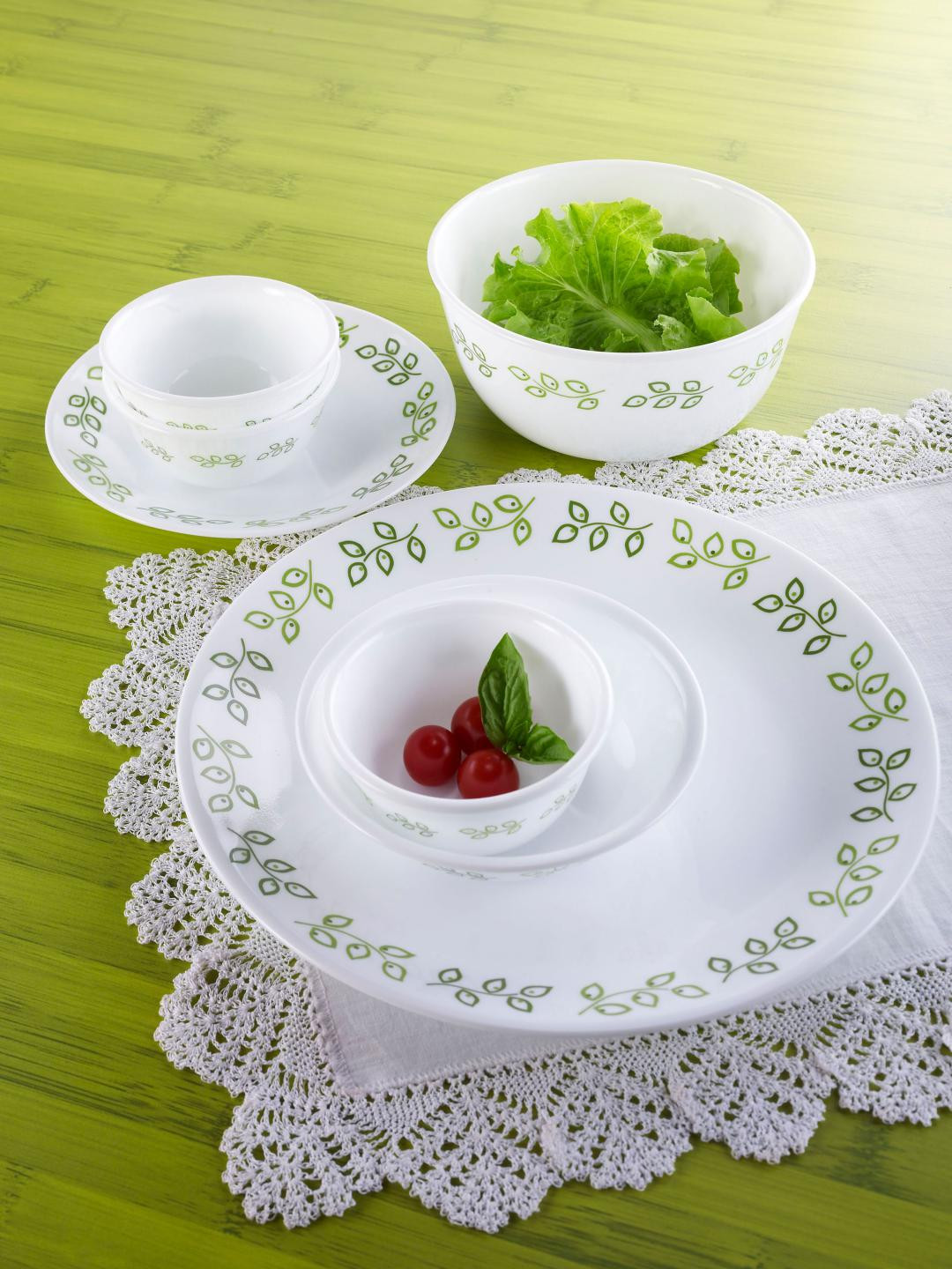 Buy Corelle India Impressions Set Of White 14 Vitrelle Impressions Neo