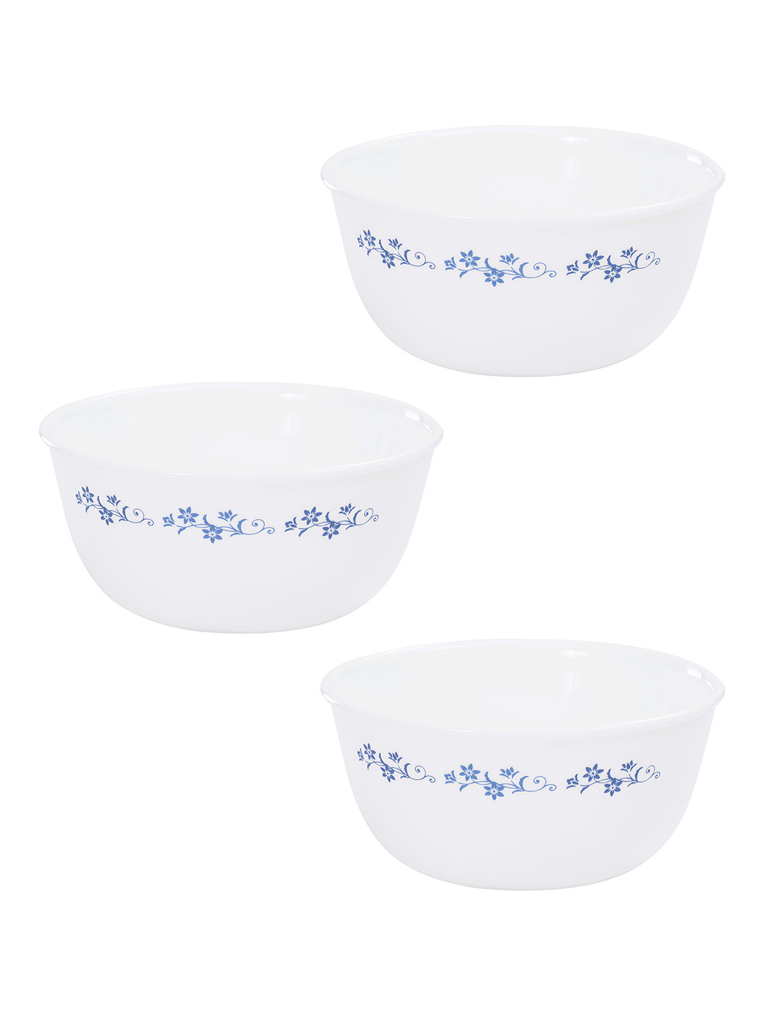 Buy Corelle Corelle India Impressions Royale Set Of 3 White Vitrelle