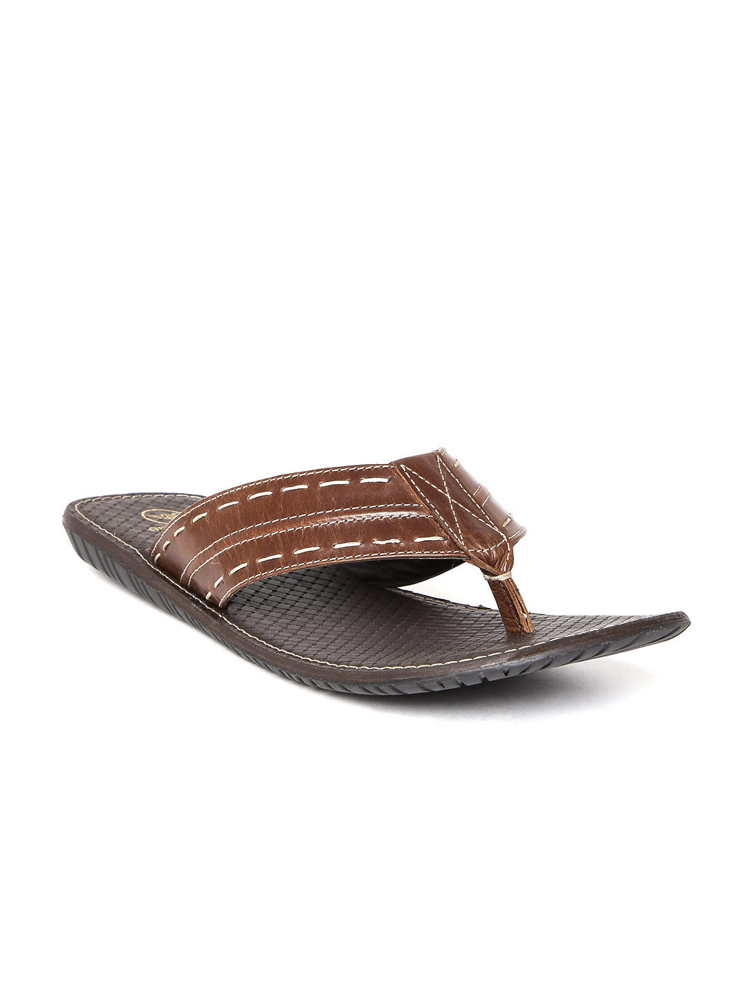 Buy Red Tape Men Brown Leather Sandals - Sandals for Men 1849899 | Myntra
