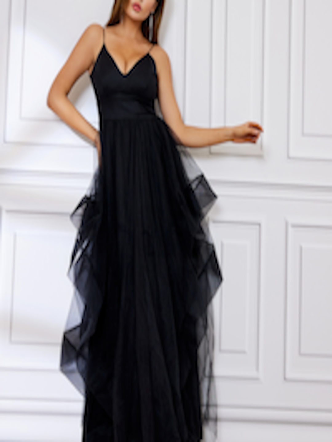 Buy URBANIC Black Maxi Dress - Dresses for Women 18500888 | Myntra