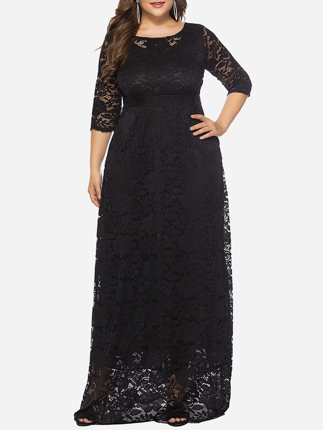 Buy URBANIC Black Maxi Dress Dresses for Women 18500936 Myntra