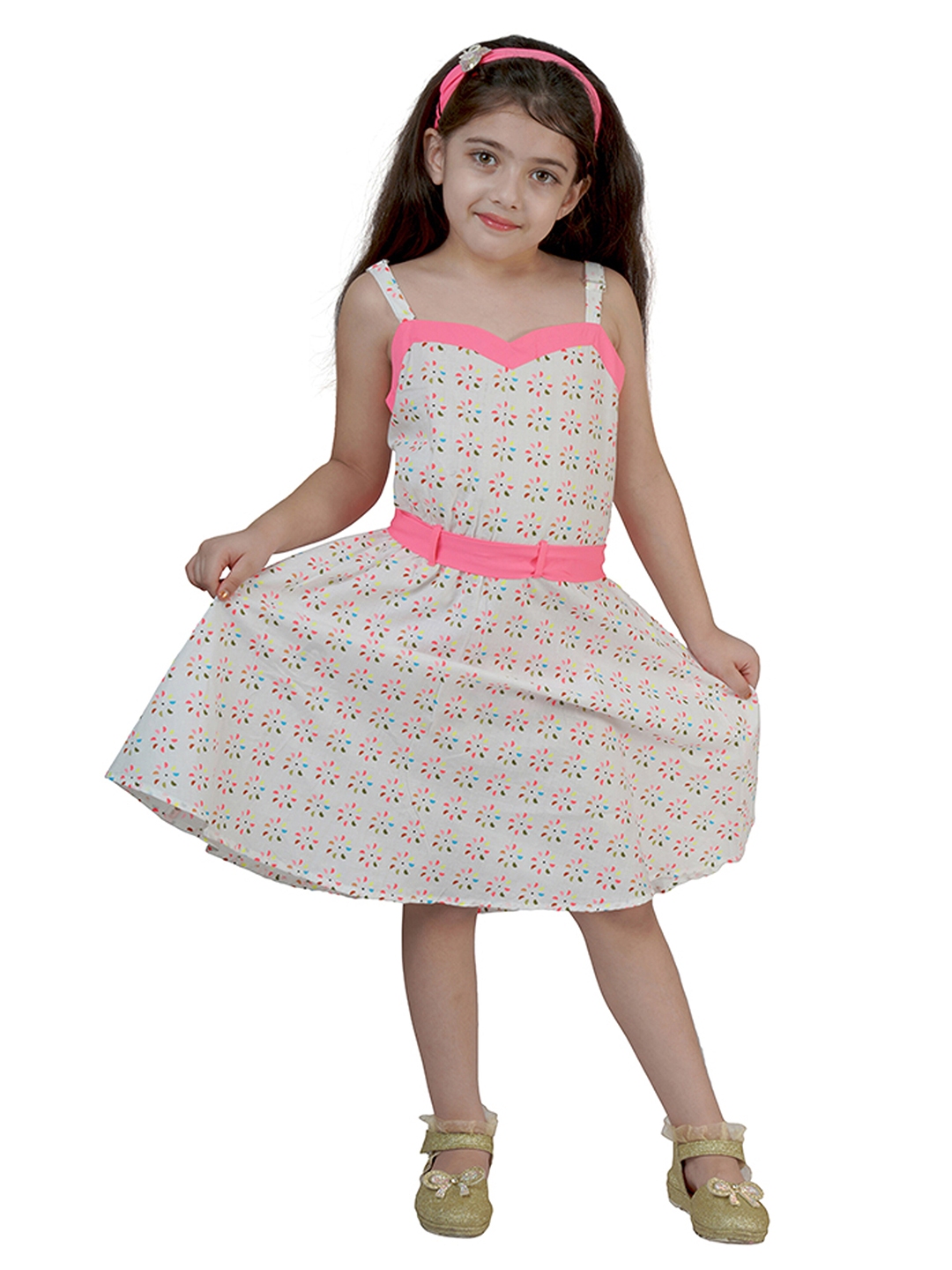 Buy Blooming Flowers White Dress - Dresses for Girls 18501526 | Myntra