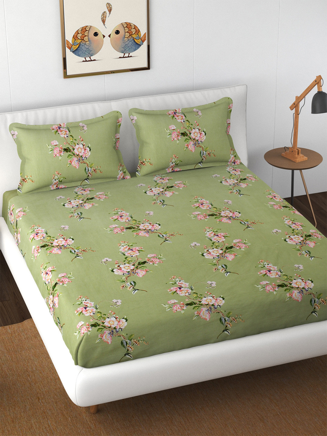 Buy Florida Unisex Green Bedsheets Bedsheets for Unisex 18504604 Myntra