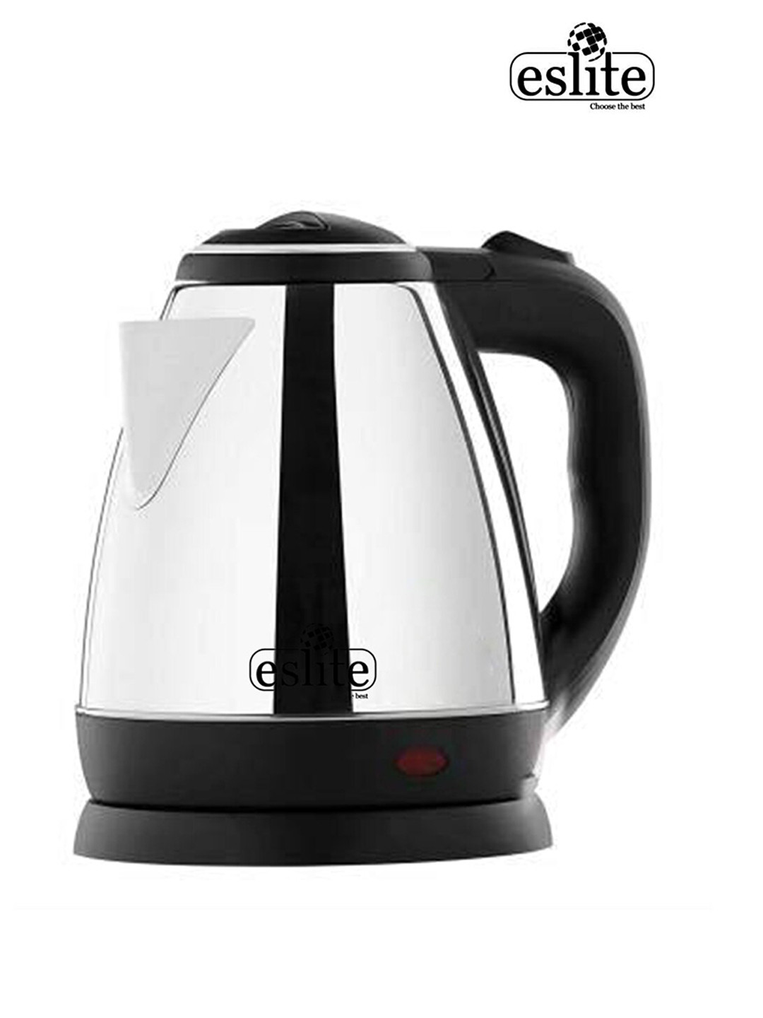 Buy Eslite Silver Toned & Black Stainless Steel 1500W 2 Liter Electric